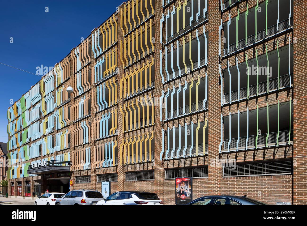 Petri P-Hus, parcheggio multipiano; Rundelsgatan, Malmö, Svezia Foto Stock