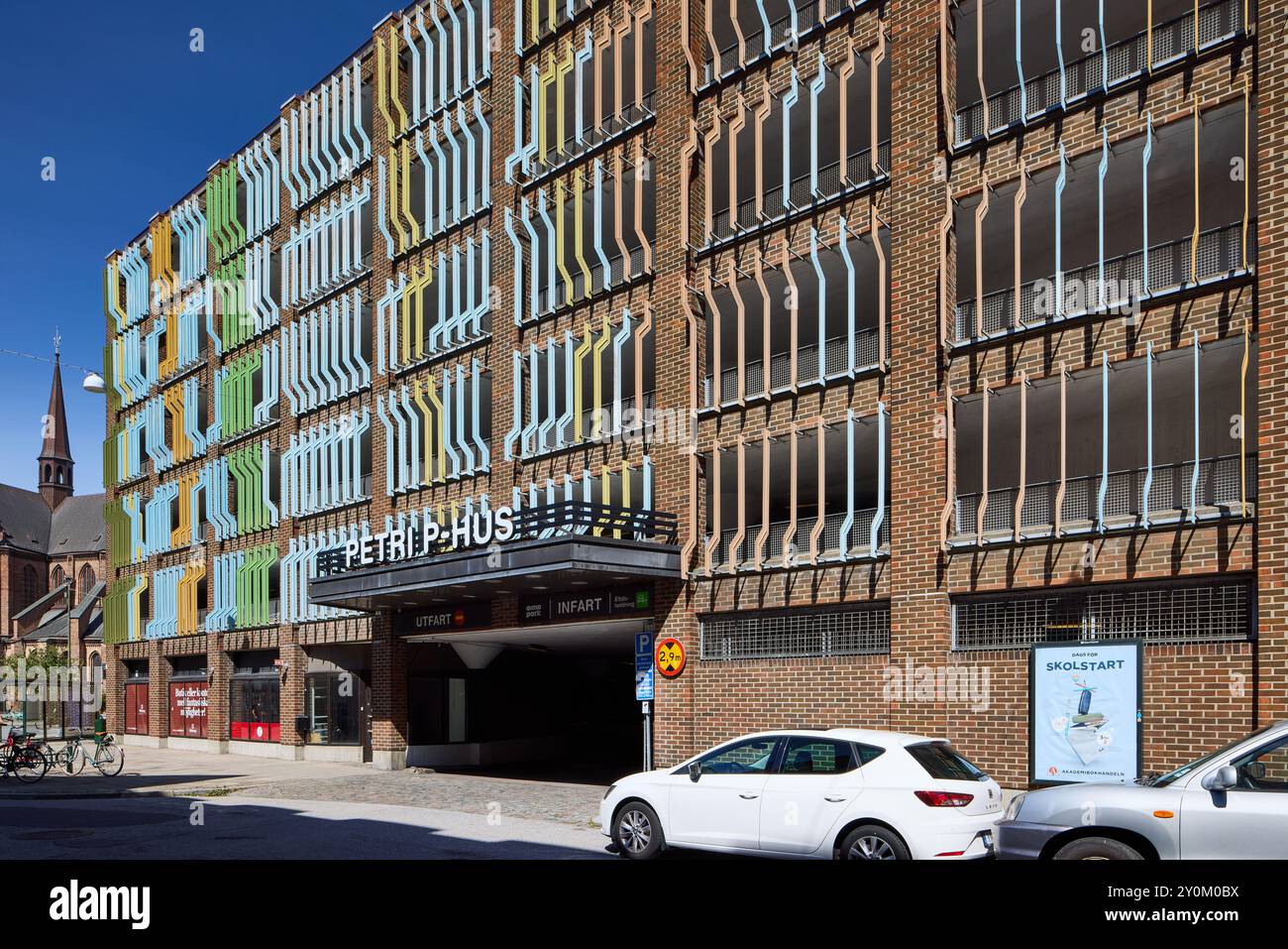 Petri P-Hus, parcheggio multipiano; Rundelsgatan, Malmö, Svezia Foto Stock