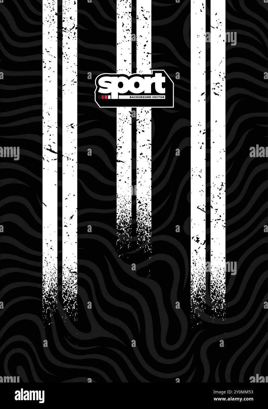 CREA SFONDO SPORTIVO E MOTIVO PER LA MAGLIA SUBLIMATION Illustrazione Vettoriale