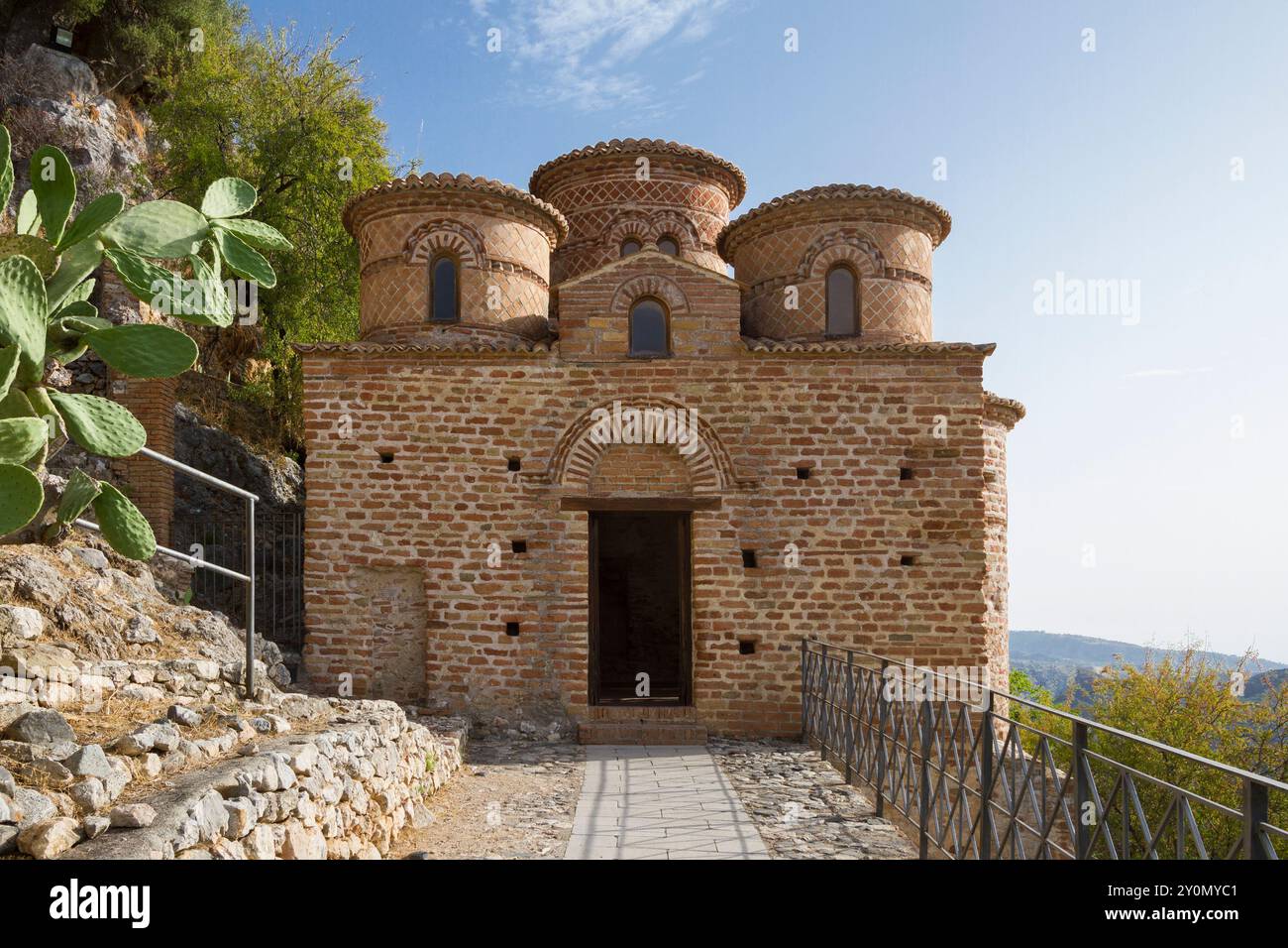 La Cattolica di stilo, una chiesa bizantina a stilo, Calabria, Italia. Foto Stock