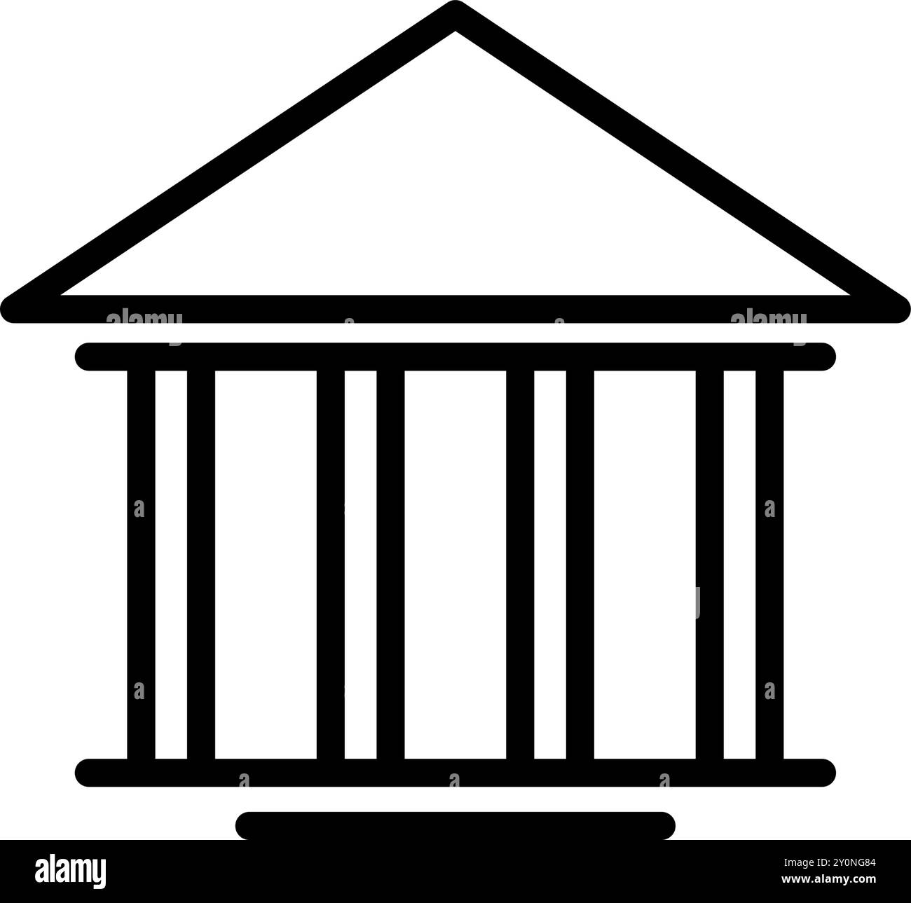 File modificabile dei simboli del museo dell'icona Illustrazione Vettoriale