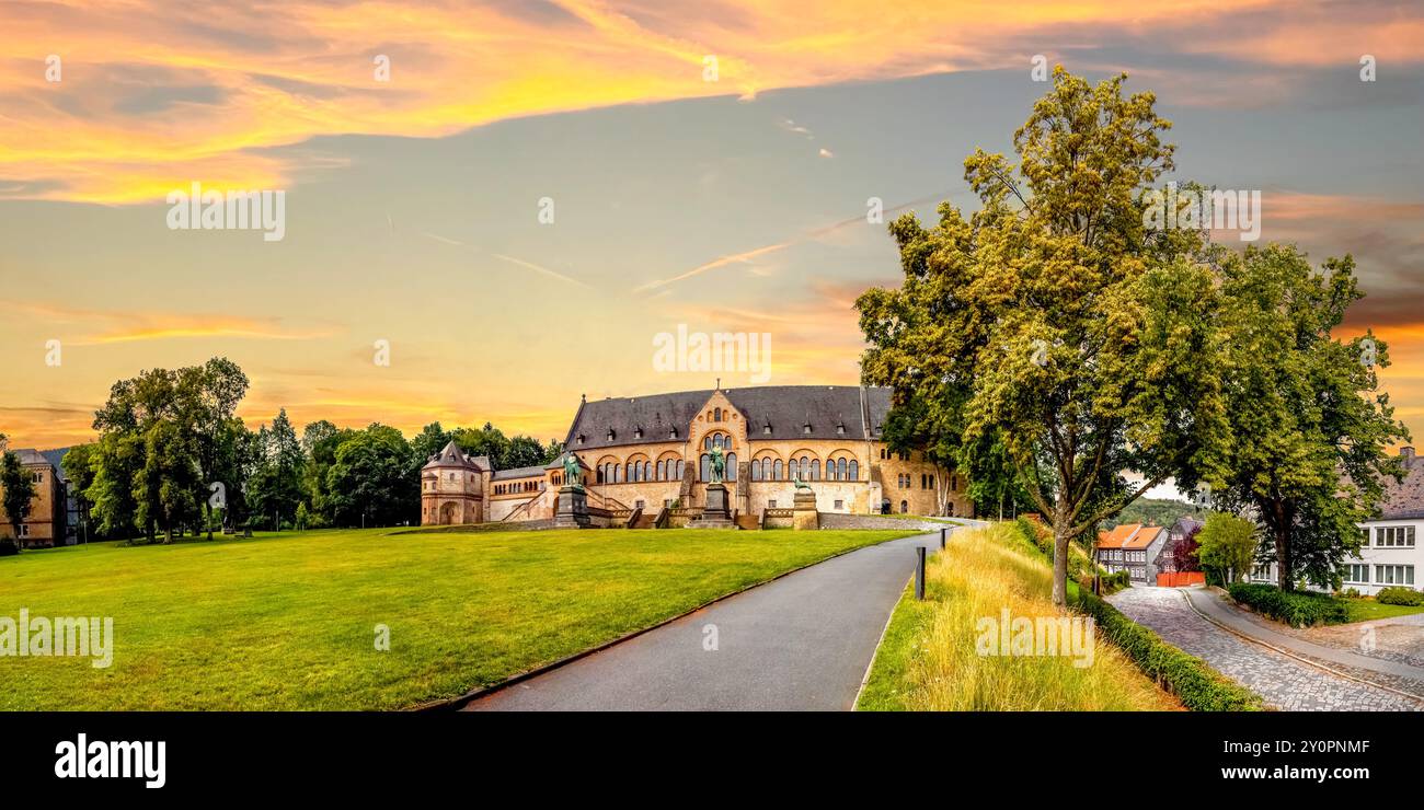 Città vecchia di Goslar, Germania Foto Stock