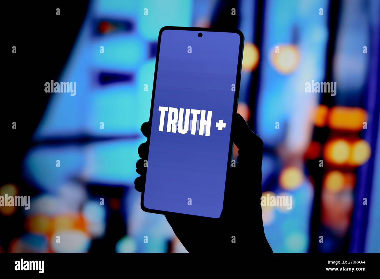 2 settembre 2024: 3 settembre 2024, Paraguay. In questa immagine, il logo Truth Social Plus viene visualizzato sullo schermo di uno smartphone (Credit Image: © Jaque da Silva/SOPA Images via ZUMA Press Wire) SOLO PER USO EDITORIALE! Non per USO commerciale! Foto Stock