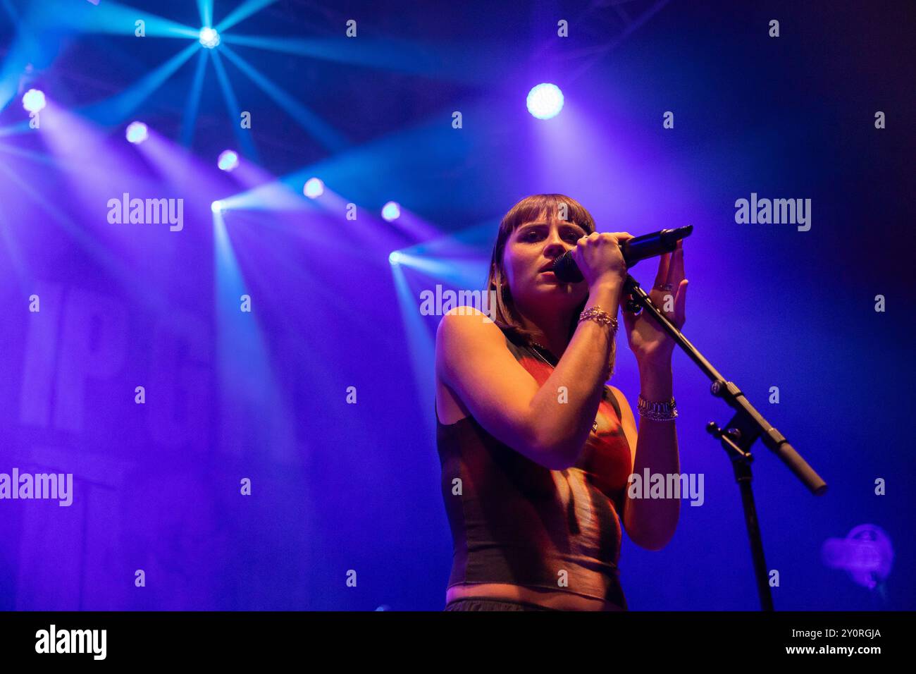 Londra, Regno Unito. Martedì 3 settembre 2024. Il cantante/cantautore STATUNITENSE Mercer Henderson si esibisce all'O2 Shepherd's Bush Empire a supporto del musicista australiano G Flip. Crediti: Katie Collins/EMPICS/Alamy Live News Foto Stock