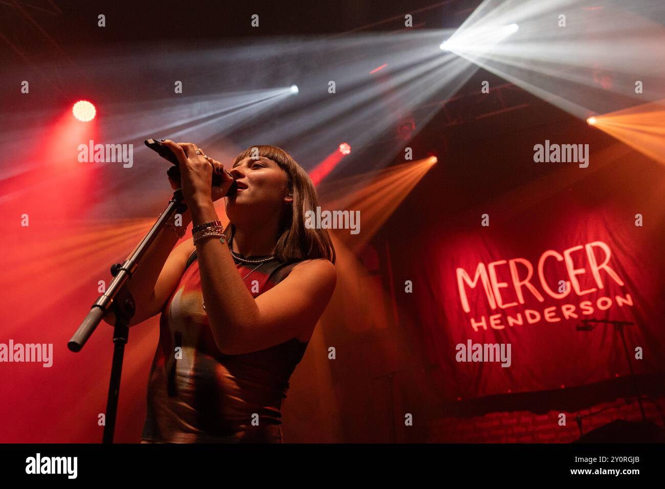 Londra, Regno Unito. Martedì 3 settembre 2024. Il cantante/cantautore STATUNITENSE Mercer Henderson si esibisce all'O2 Shepherd's Bush Empire a supporto del musicista australiano G Flip. Crediti: Katie Collins/EMPICS/Alamy Live News Foto Stock