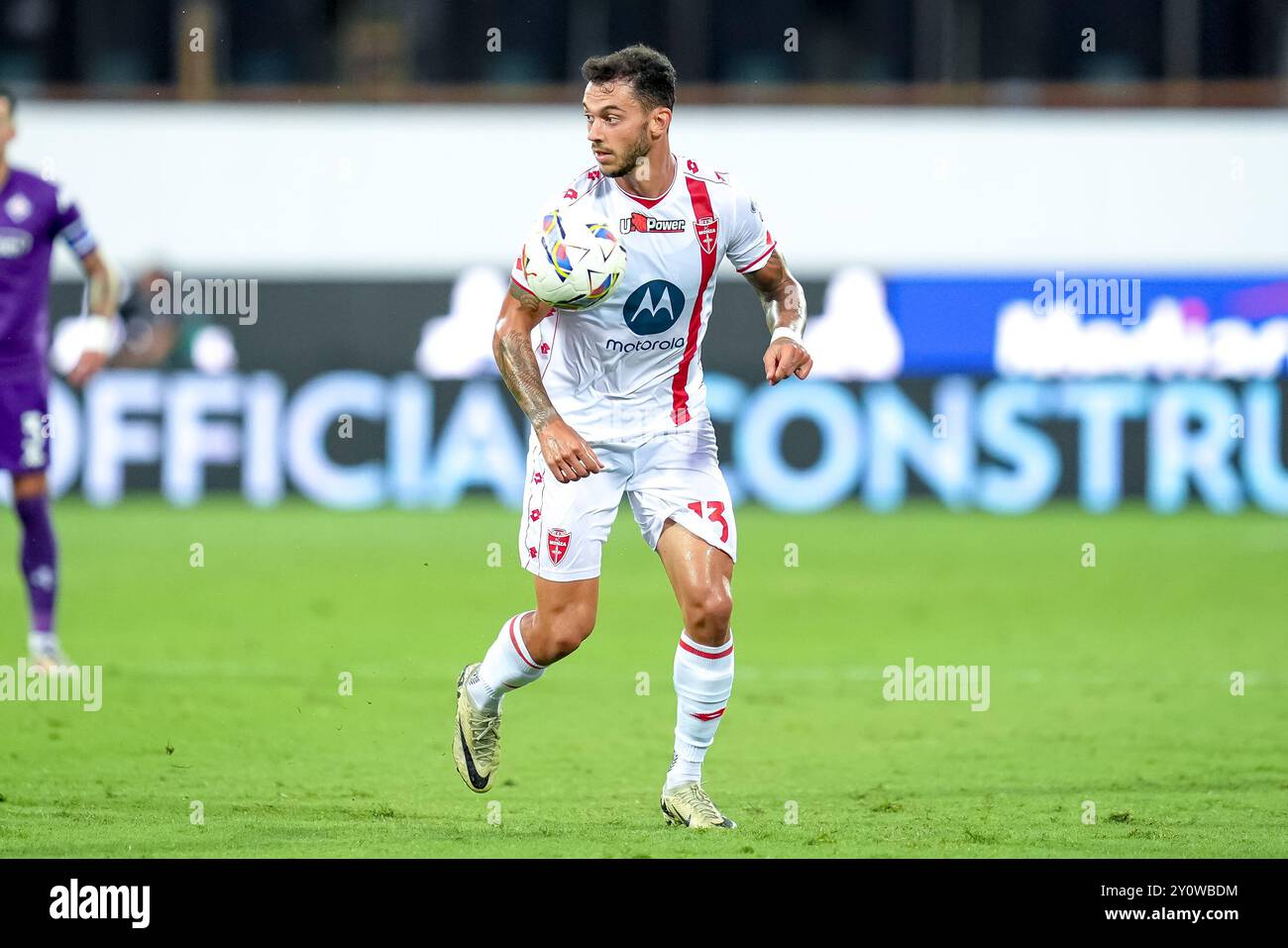 Firenze, Italia. 1 settembre 2024. Pedro Pereira dell'AC Monza durante la partita di serie A Enilive tra ACF Fiorentina e AC Monza allo Stadio Artemio Franchi il 1 settembre 2024 a Firenze. Crediti: Giuseppe Maffia/Alamy Live News Foto Stock