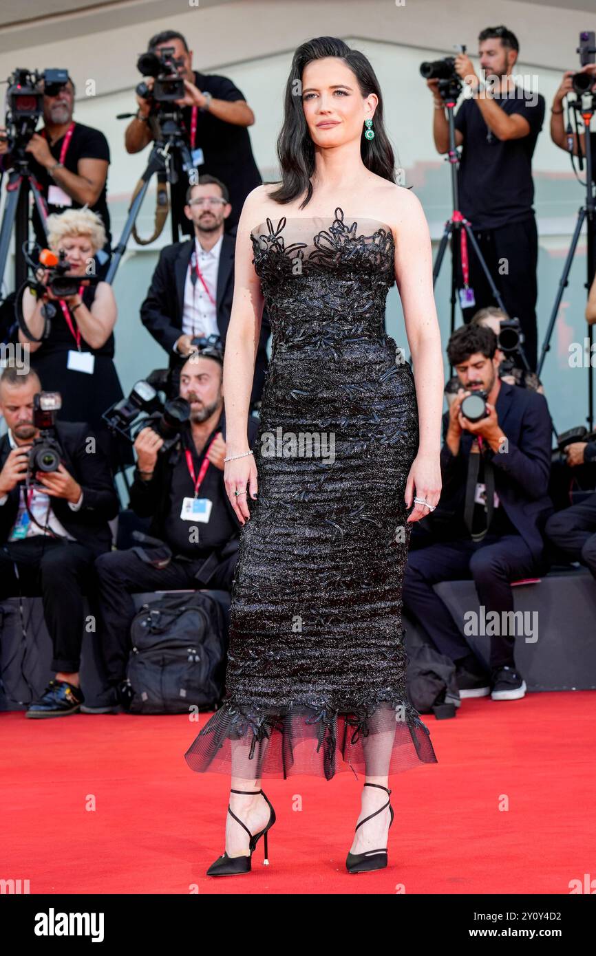 Venezia, Italia. 30 agosto 2024. Eva Green partecipa ad un Red carpet per il film "Babygirl" durante la 81a Mostra Internazionale d'Arte cinematografica di Venezia. (Foto di Stefano Costantino/SOPA Images/Sipa USA) credito: SIPA USA/Alamy Live News Foto Stock