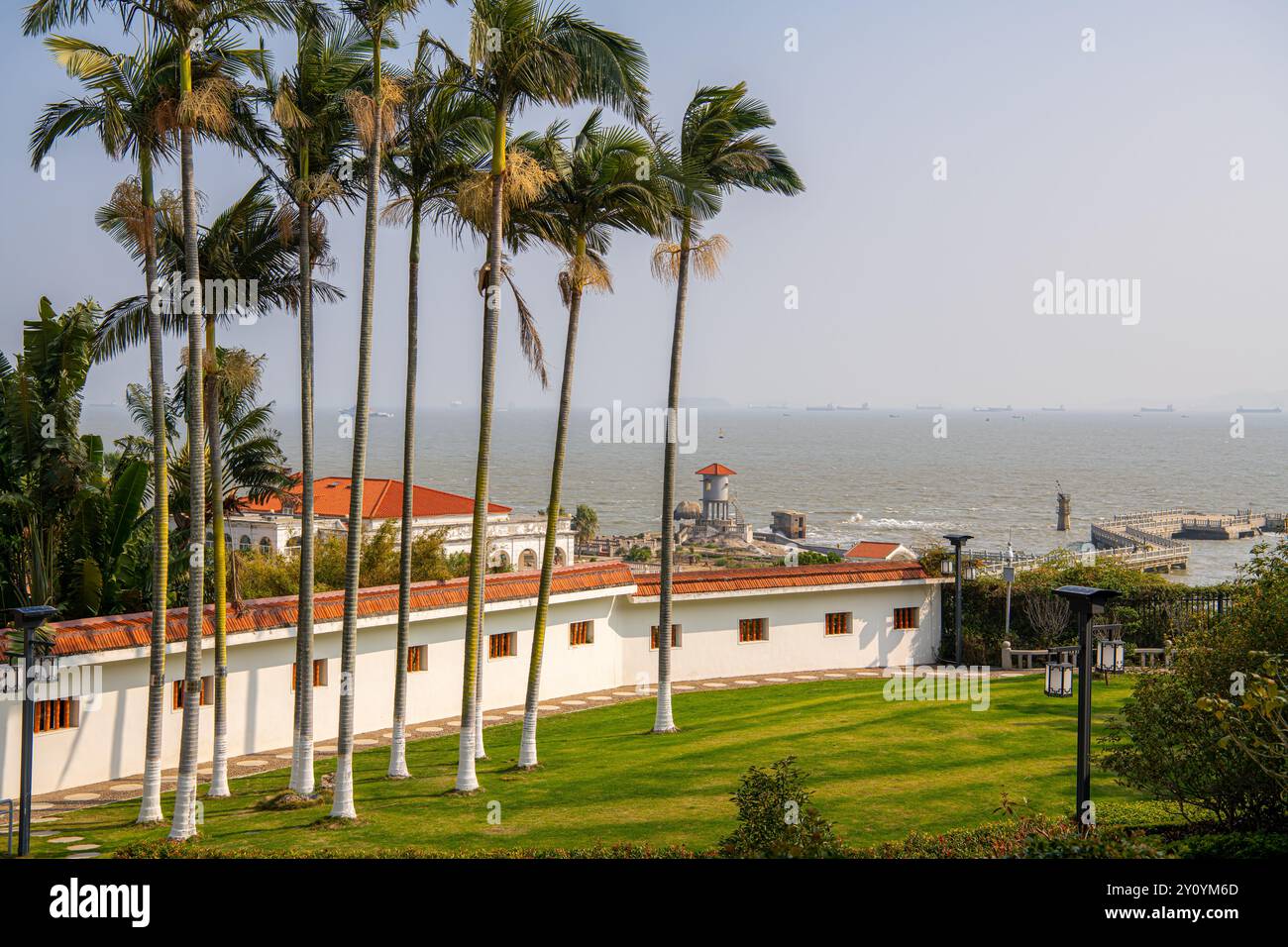 Giardino di Shuzhuang, giardino tradizionale cinese, Gulangyu, provincia del Fujian di Xiamen Cina Foto Stock