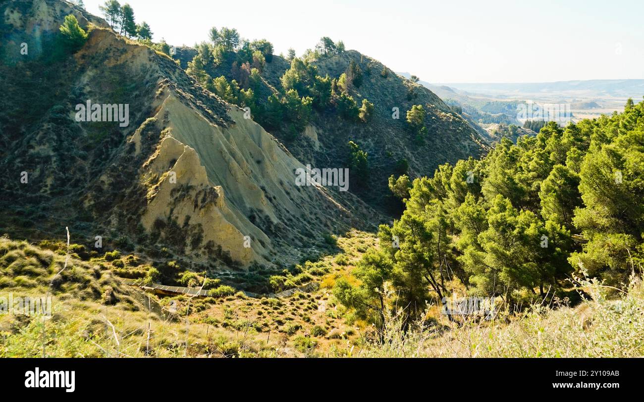 Il Parco dei Calanchi Lucani, Provincia di Matera, Basilicata, Italia Foto Stock
