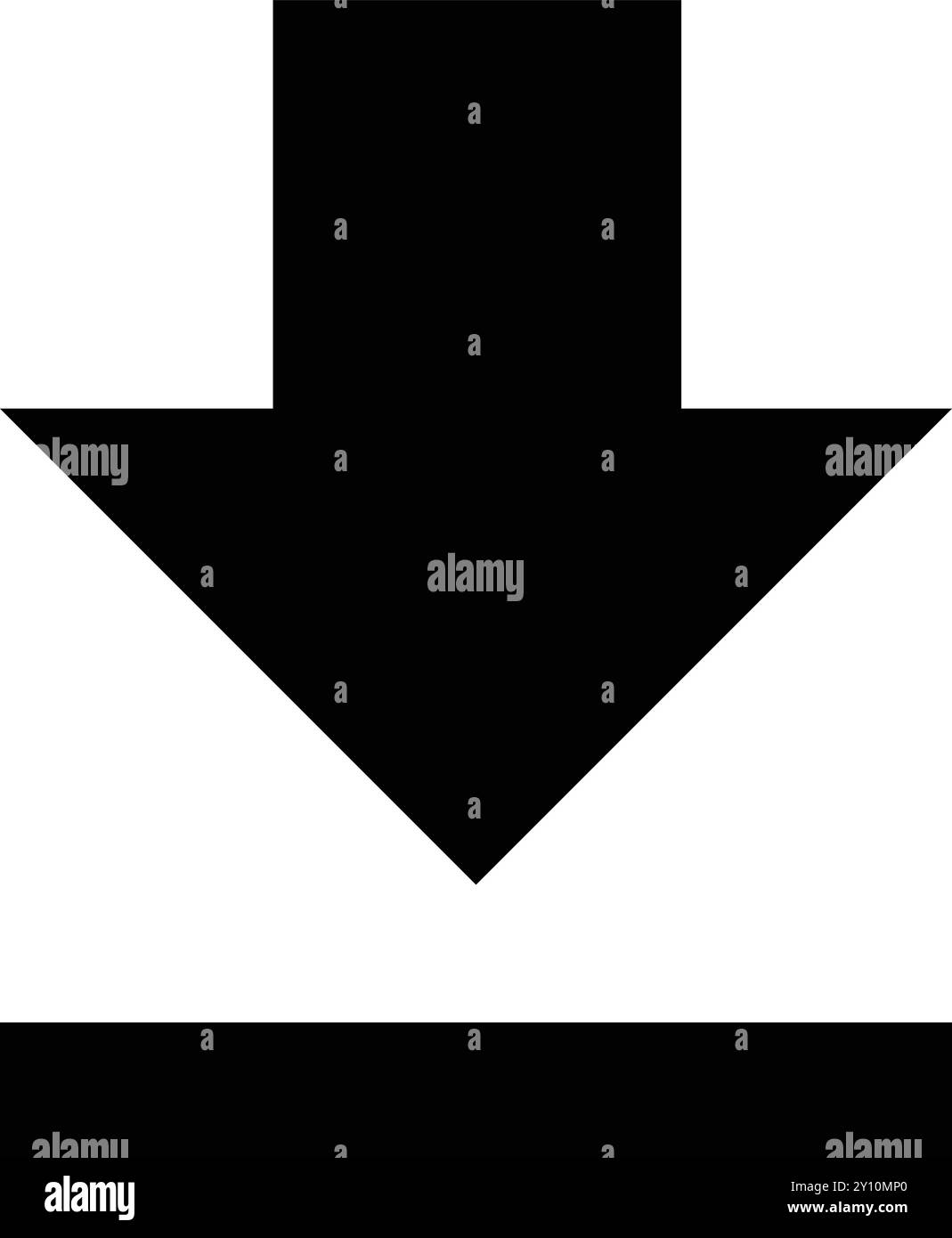 Icona di download, segno di download, icona di download app, pulsante Salva, Scarica file Illustrazione Vettoriale