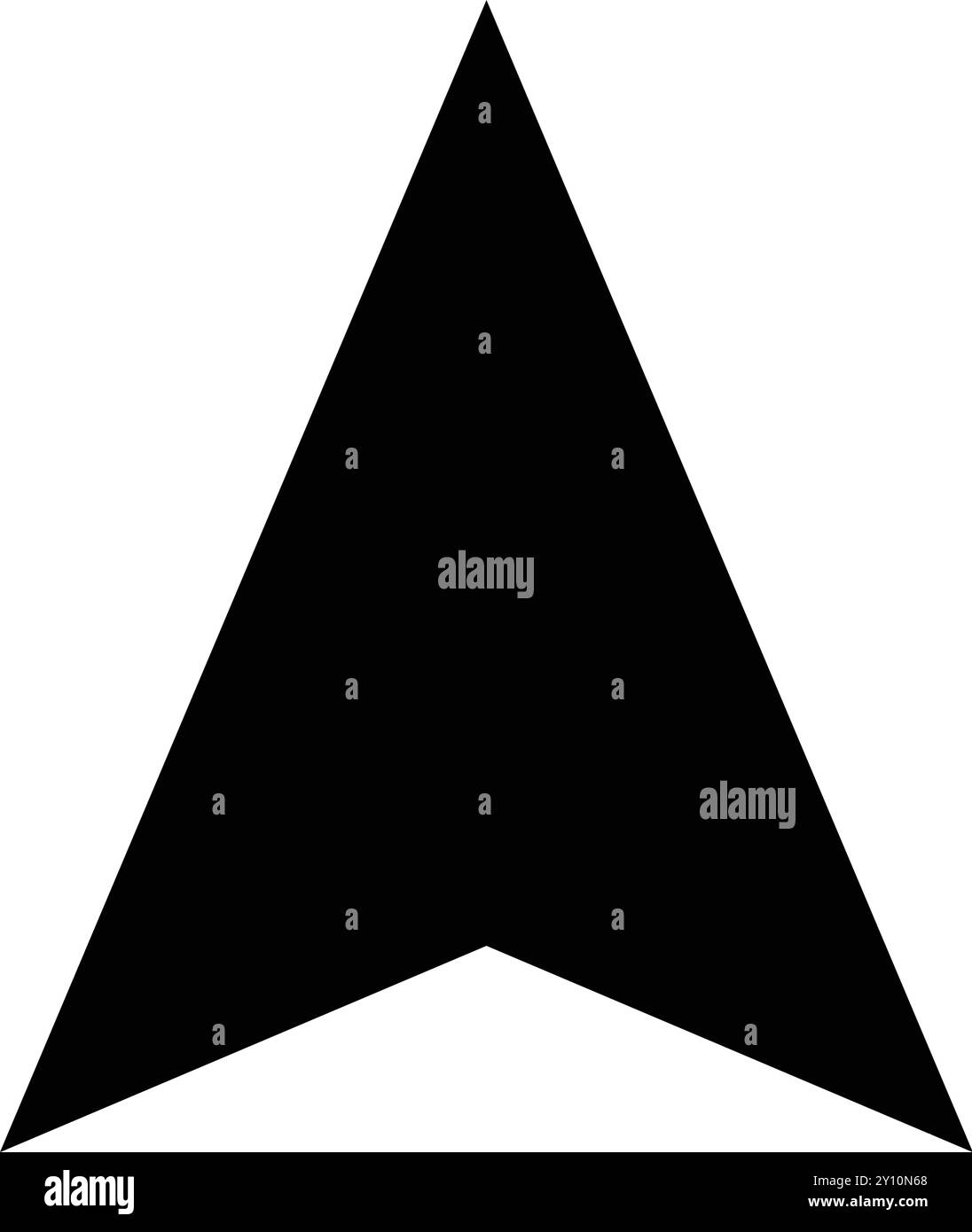Direzione di navigazione freccia, posizione personale, direzione di navigazione GPS, Freccia di navigazione GPS, puntatore del navigatore, simbolo di direzione Illustrazione Vettoriale