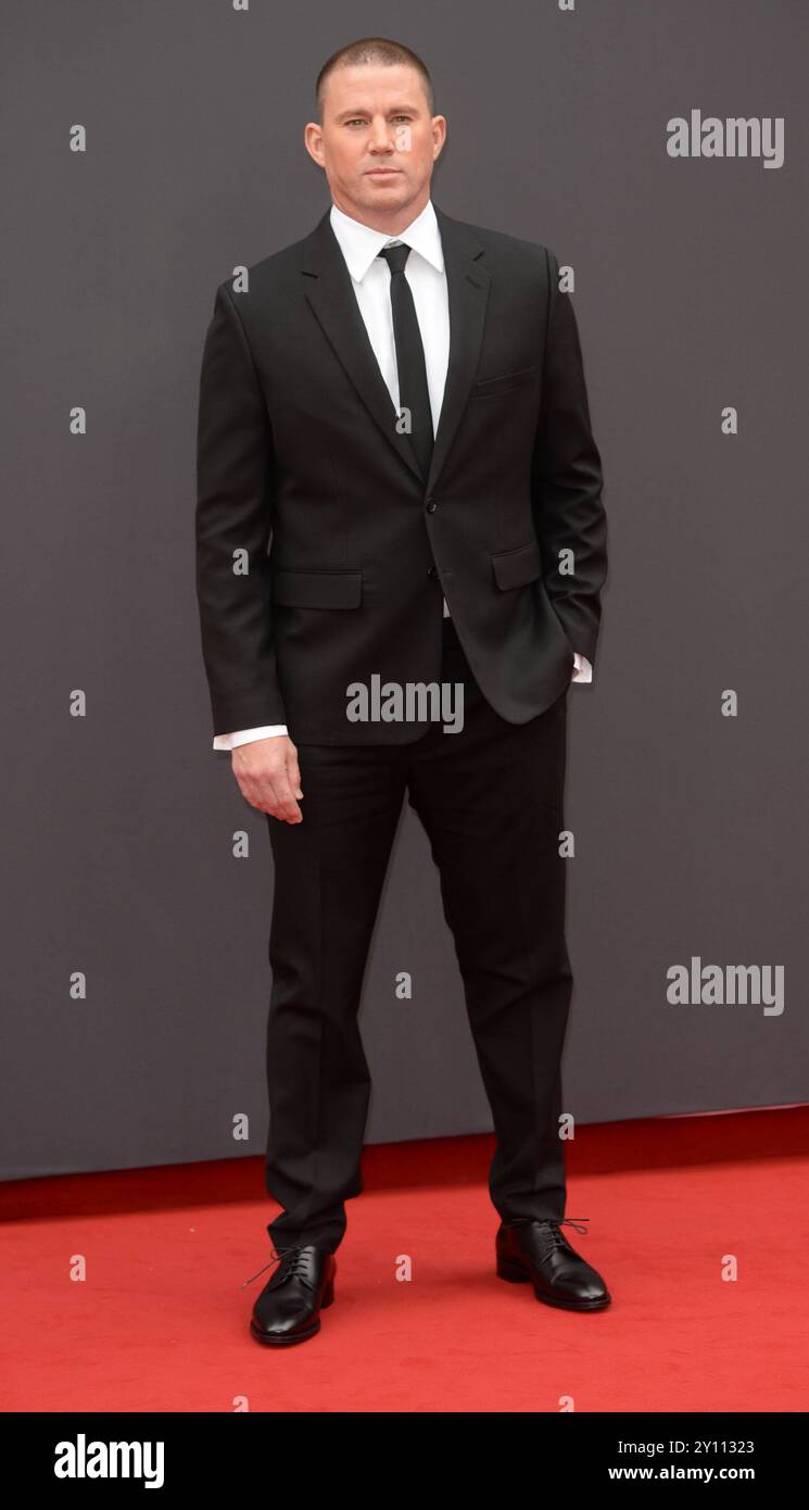 La foto deve essere accreditata ©Alpha Press 078237 19/08/2024 Channing Tatum al Blink Two European Premiere a Londra. Foto Stock