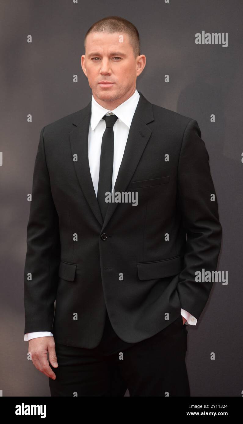 La foto deve essere accreditata ©Alpha Press 078237 19/08/2024 Channing Tatum al Blink Two European Premiere a Londra. Foto Stock