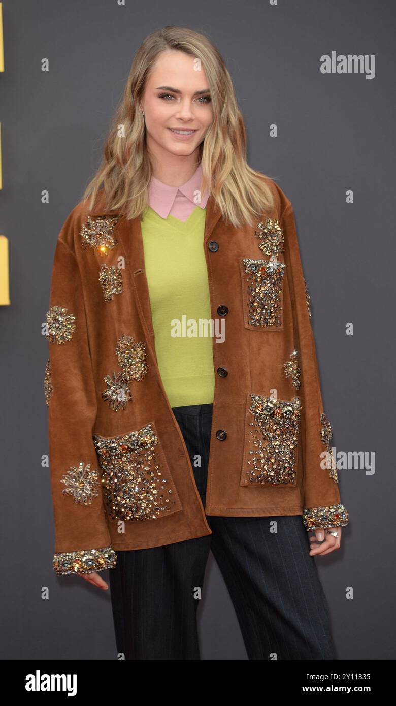 La foto deve essere accreditata ©Alpha Press 078237 19/08/2024 cara Delevingne al Blink Twice European Premiere a Londra. Foto Stock