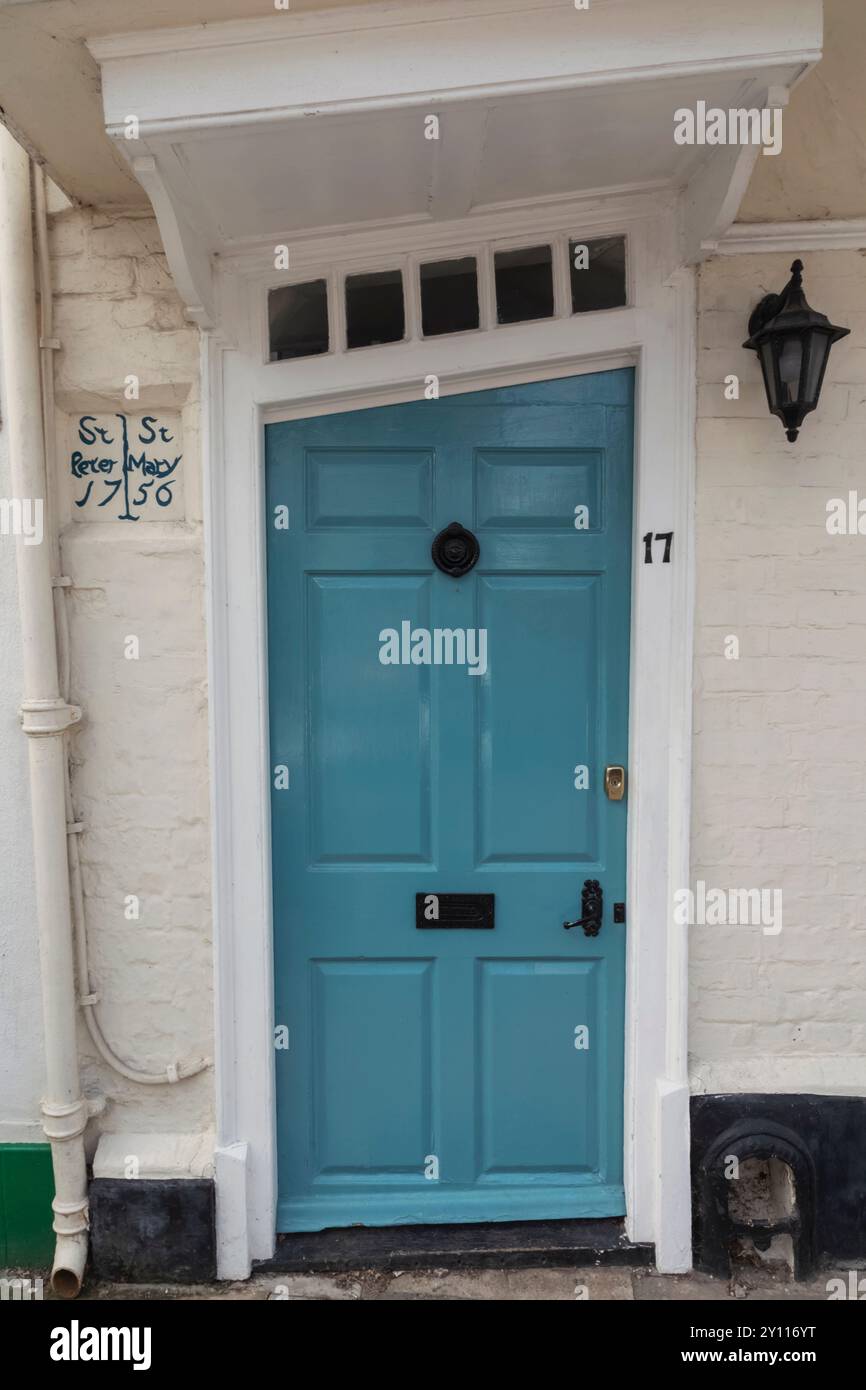 Inghilterra, Kent, Sandwich, porta di ingresso di Quirkey Blue Foto Stock