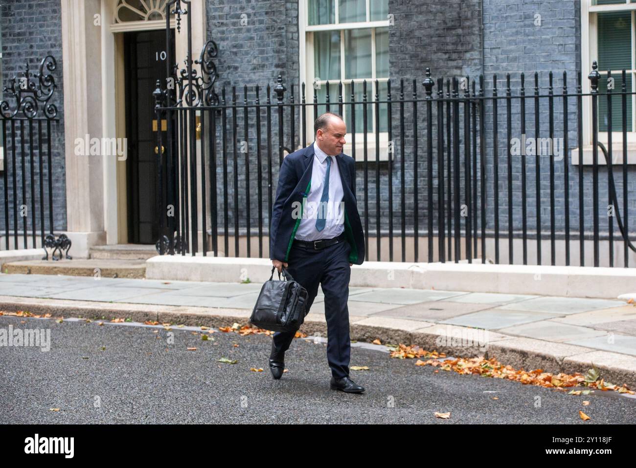 Londra, Inghilterra, Regno Unito. 3 settembre 2024. Direttore generale, Â Mars Wrigley Regno Unito ADAM GRANT lascia Downing Street al 10 di Downing dopo aver fatto pagare la colazione riunione sul lavoro con il vice primo ministro Angela Rayner e il segretario alle imprese Jonathan Reynolds. (Credit Image: © Tayfun Salci/ZUMA Press Wire) SOLO PER USO EDITORIALE! Non per USO commerciale! Foto Stock