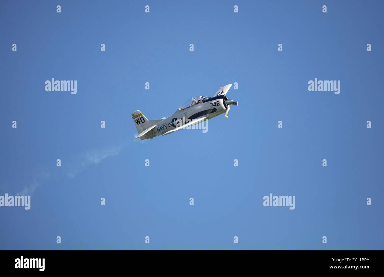 Aerei North American T-28 aerei militari da addestramento Foto Stock