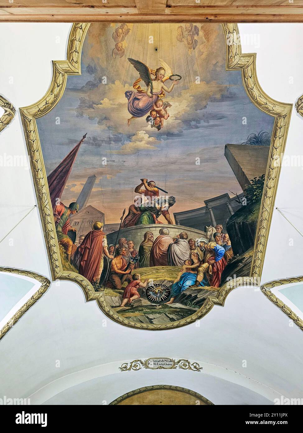Chiesa parrocchiale di San Jakob a Vent, Venter tal, Ötztal, Tirolo, Ötztal, Alpi di Ötztal, Tirolo, Austria, sentiero escursionistico E5, attraversamento alpino da Oberstdorf a Merano Foto Stock Chiesa parrocchiale di San Jakob a Vent, Venter tal, Ötztal, Tirolo, Ötztal, Alpi di Ötztal, Tirolo, Austria, sentiero escursionistico E5, attraversamento alpino da Oberstdorf a Merano Foto Stock