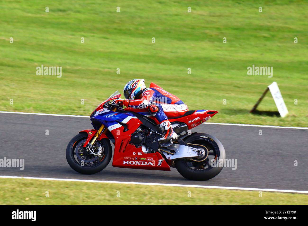 BRITISH SUPER BIKE AL CADWELL PARK 2024 Foto Stock