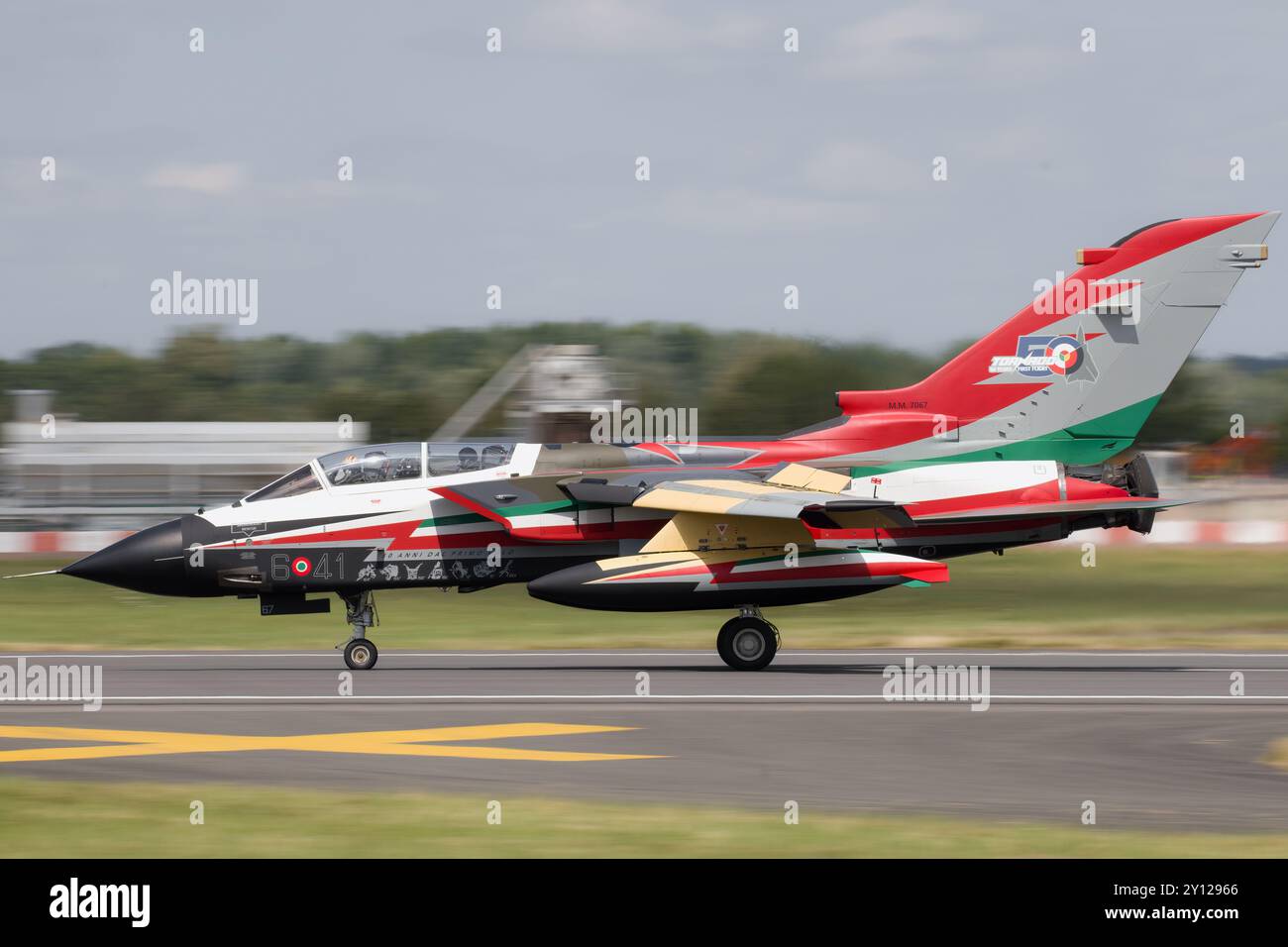 Italian Airforce Tornado al Royal International Air Tattoo 2024. Foto Stock