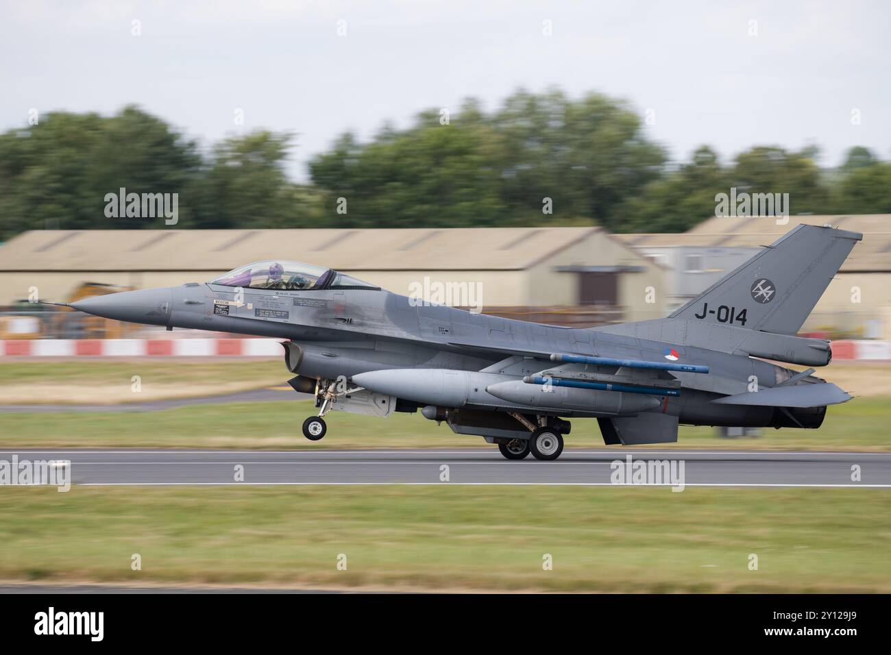 Royal Netherlands Airforce F-16 Fighting Falcon al Royal International Air Tattoo 2024. Foto Stock