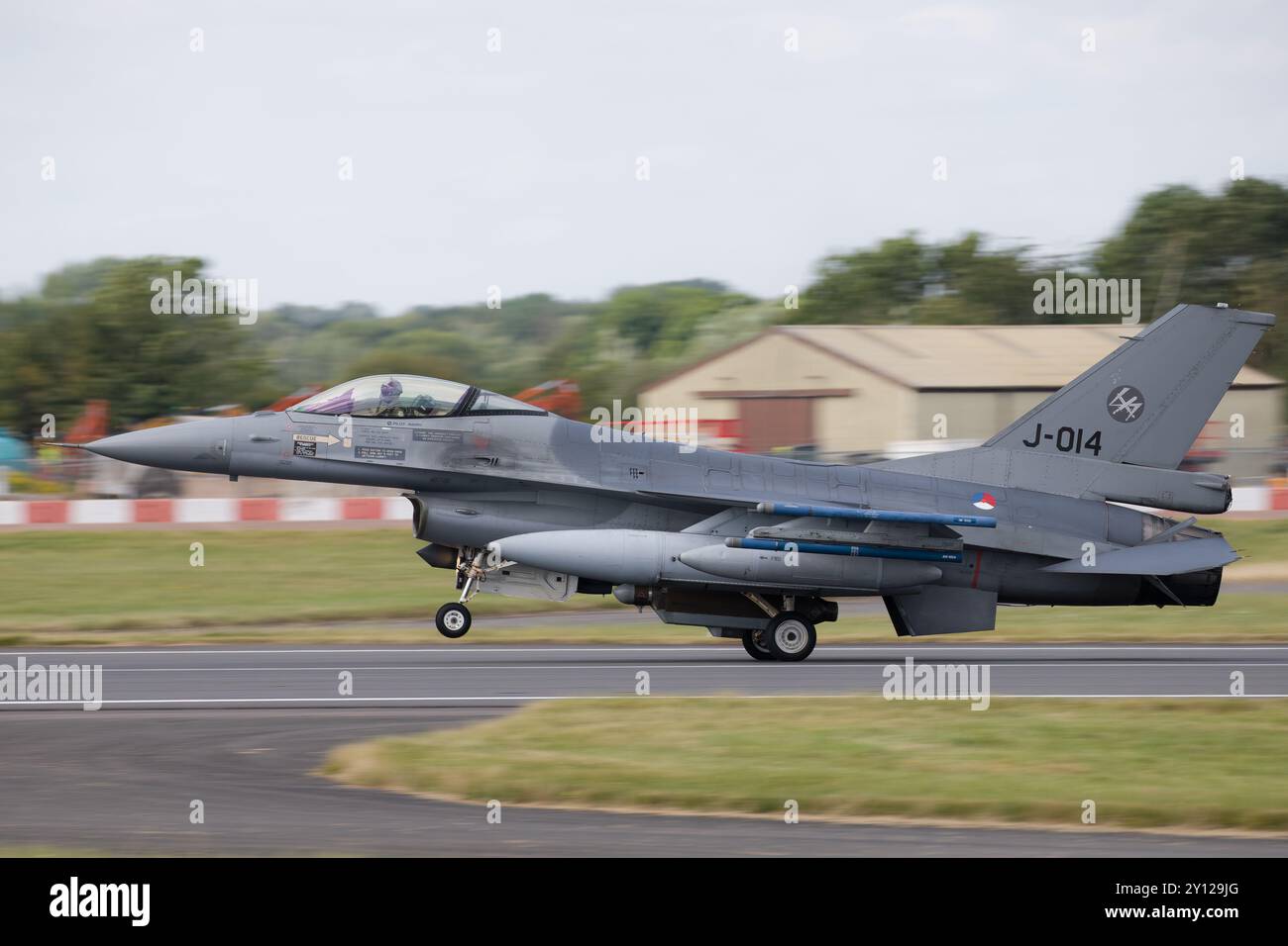 Royal Netherlands Airforce F-16 Fighting Falcon al Royal International Air Tattoo 2024. Foto Stock