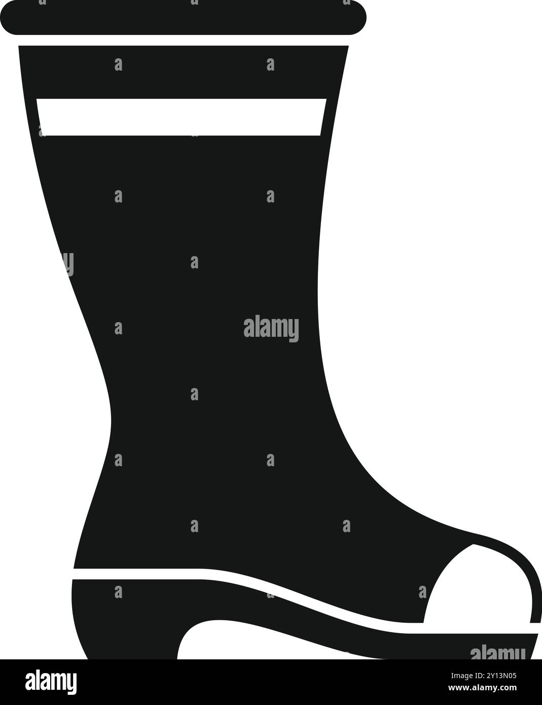 Avvio Fireman in piedi su sfondo bianco con un'icona vettoriale isolata di stile semplice Illustrazione Vettoriale