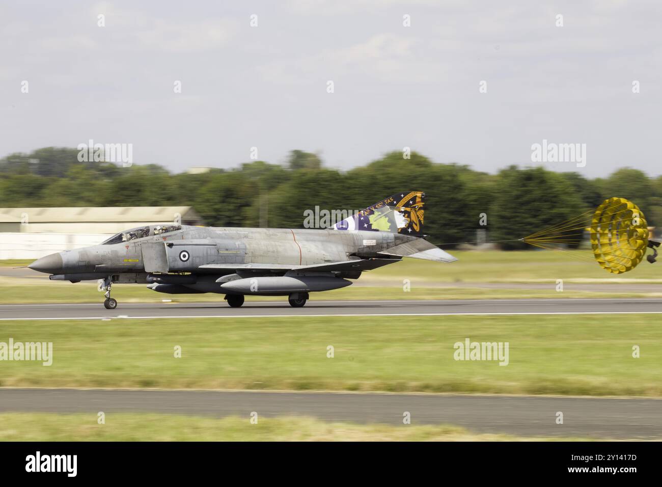 Hellenic Airforce F-4E Phantom II al Royal International Air Tattoo 2024. Foto Stock