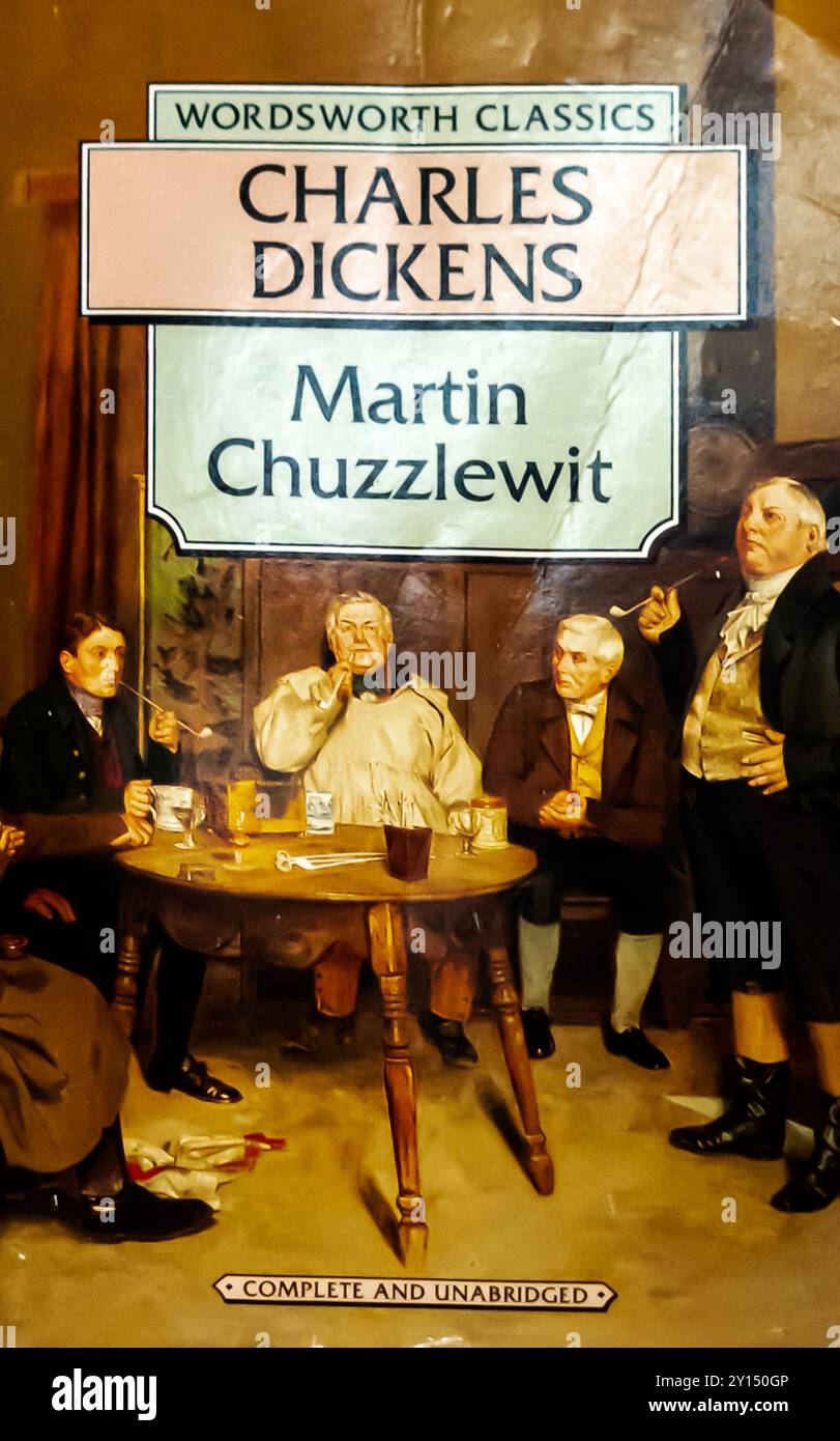 Martin Chuzzlewit - libro di Charles Dickens Foto Stock