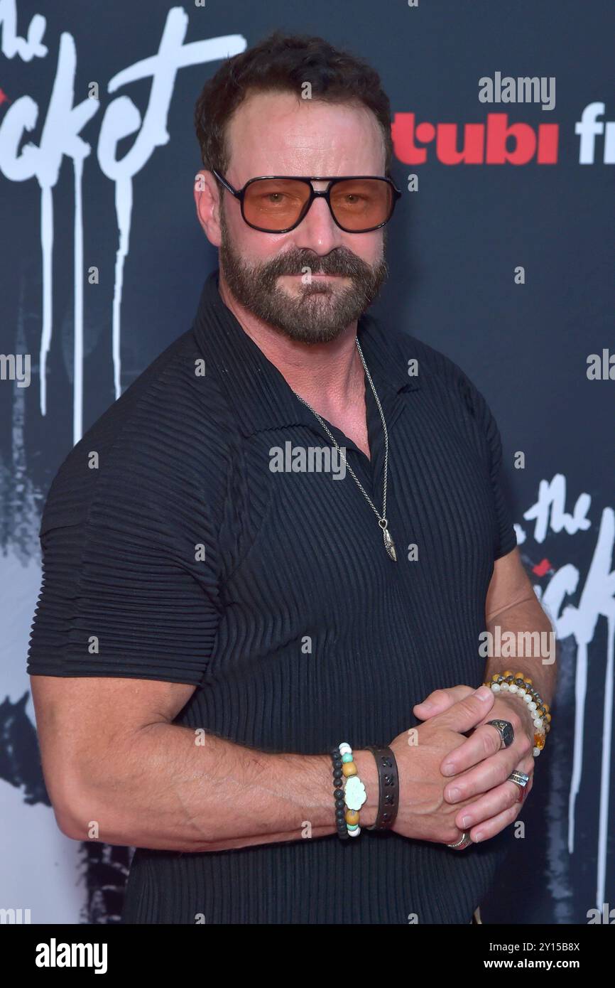 Ryan Robbins bei der Weltpremiere des Kinofims The Thicket im AMC The Grove. Los Angeles, 04.09.2024 *** Ryan Robbins alla prima mondiale del film The Thicket all'AMC The Grove Los Angeles, 04 09 2024 foto:xD.xStarbuckx/xFuturexImagex thicket 4854 Foto Stock