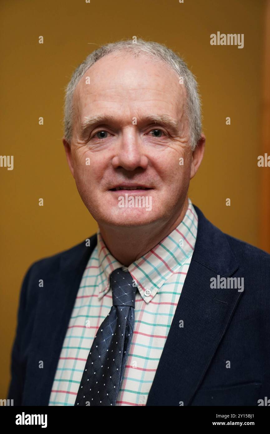 David McMahon, capo dell'unità di azione contro le mine presso l'Ufficio delle Nazioni Unite per i servizi di progetto (UNOPS). Secondo l'esperto irlandese, l'Irlanda dovrebbe aumentare il sostegno a un'agenzia delle Nazioni Unite che formi specialisti in materia di sminamento in Ucraina. Data foto: Mercoledì 4 settembre 2024. Foto Stock