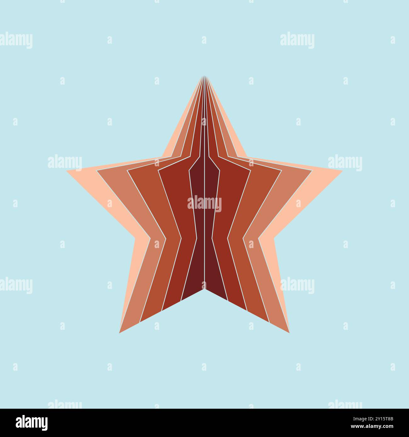 Design dell'icona del vettore Star Glow Illustrazione Vettoriale