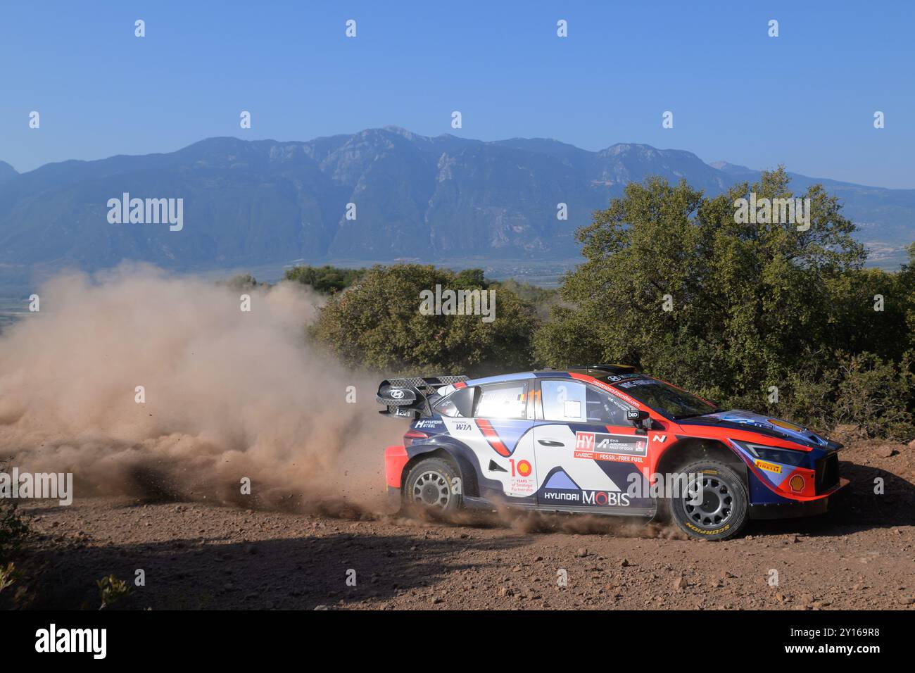 Atene, Grecia. 5 settembre 2024. , Affrontano Shakedown, durante il FIA World Rally Championship WRC Eko Acropolis Rally Grecia 2024 05 Sept Lamia, Grecia Credit: Independent Photo Agency Srl/Alamy Live News Foto Stock