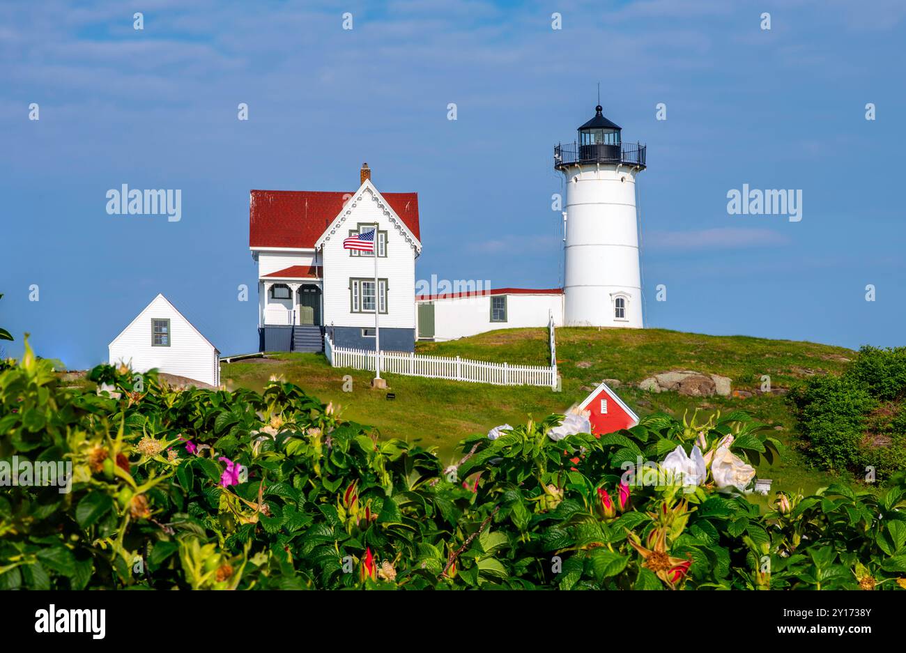 La Nuova Inghilterra faro Foto Stock