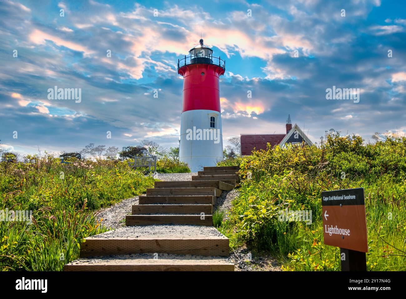 La Nuova Inghilterra faro Foto Stock