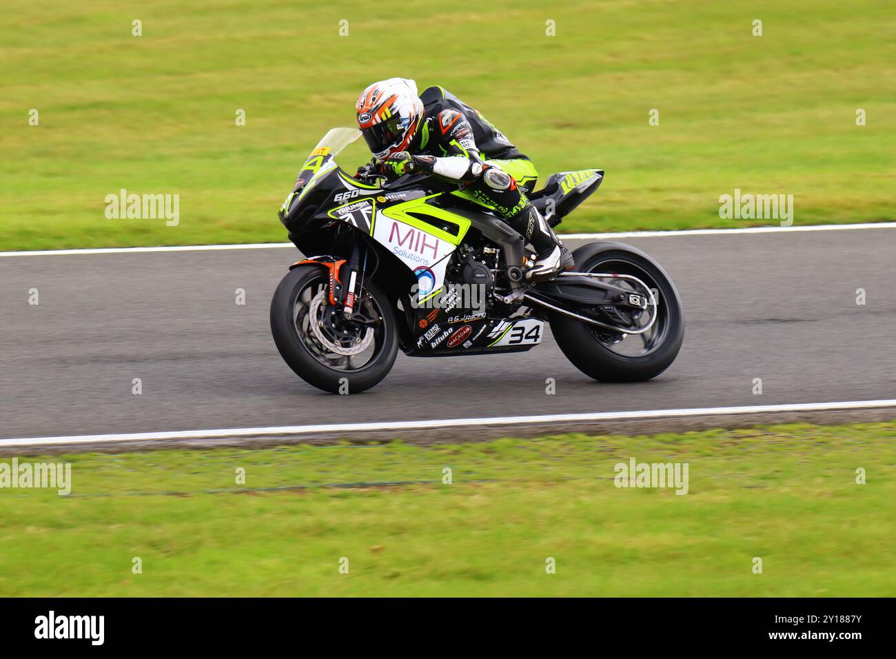 BSB Cadwell Park Supersport Foto Stock