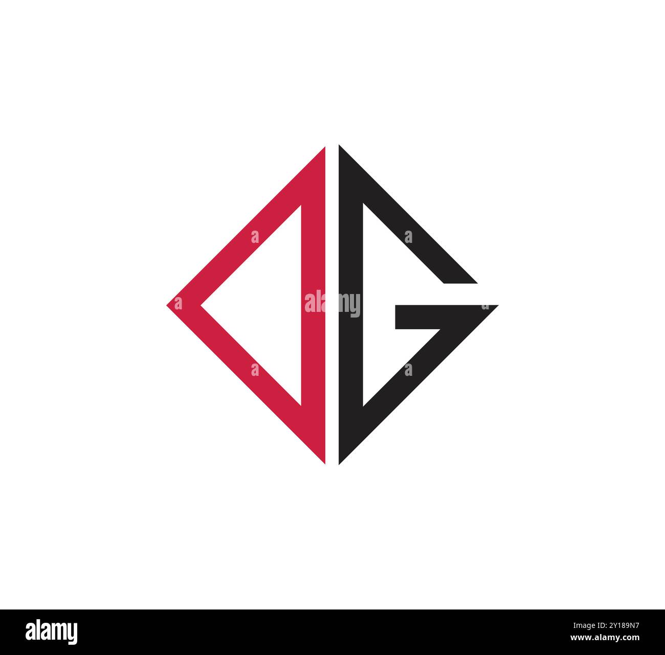 Logo DG creative Initial Later, modello vettore iniziale del logo della lettera dg, logo dg, icona dg, simbolo dg, vettore dg, lettera dg, iniziale dg, logo gd Illustrazione Vettoriale