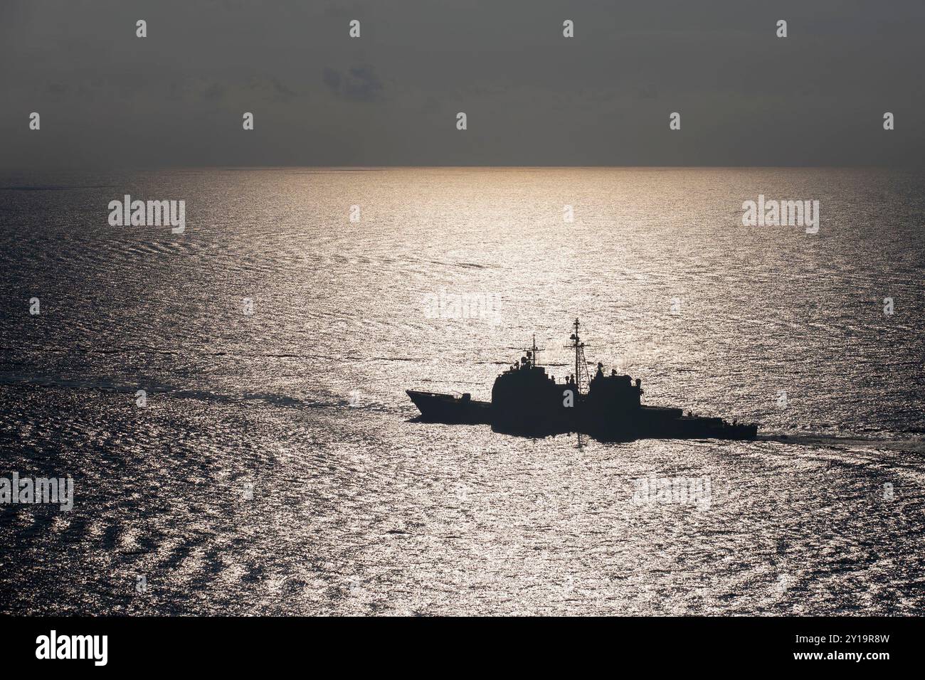 Incrociatore missilistico guidato classe Ticonderoga USS Gettysburg (CG 64) Foto Stock