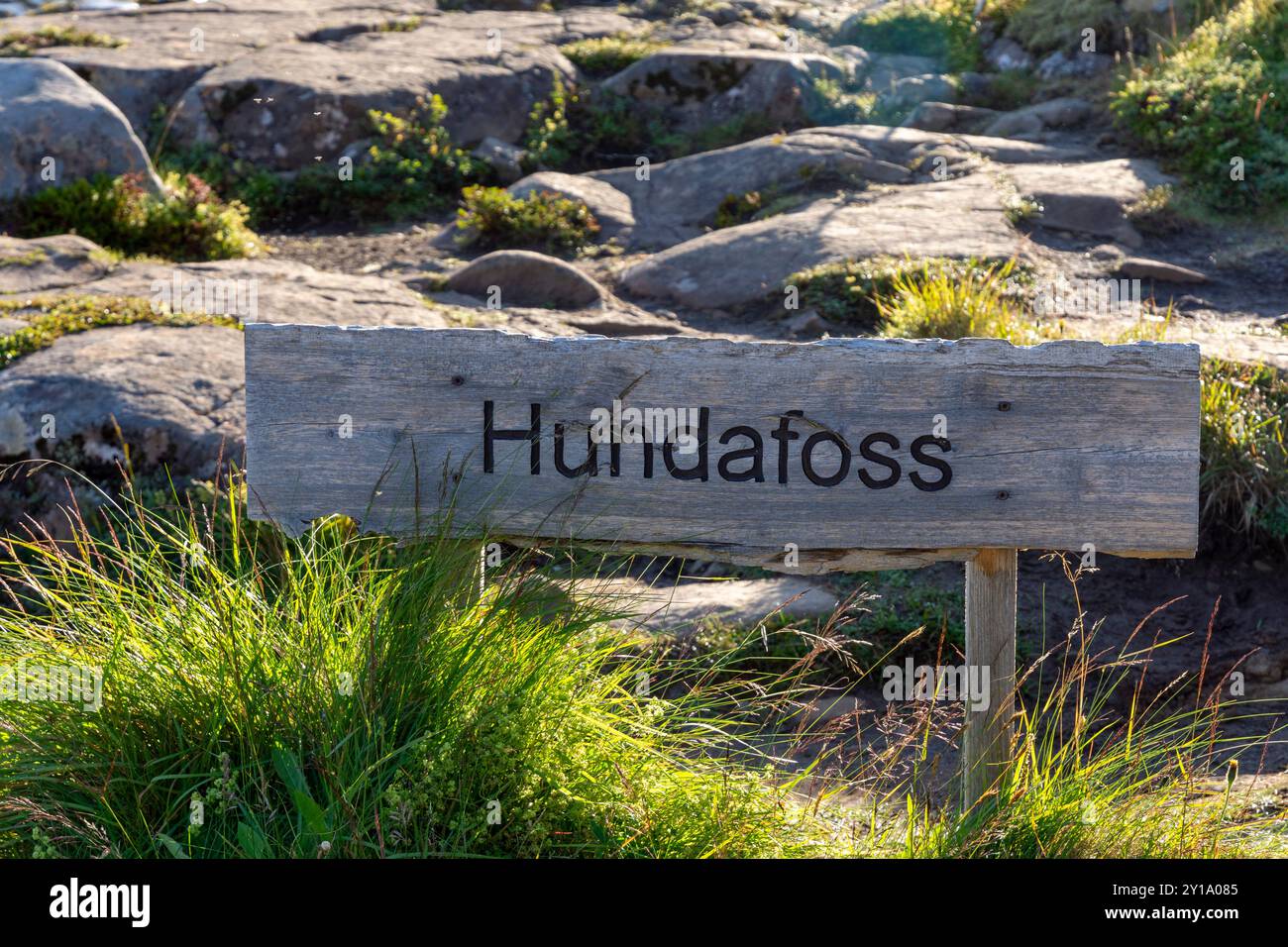 Dynjandisvogur, Arnarfjörður, Westfjords, West Fjords, Vestfirðir, islandese, Dynjandi Foto Stock