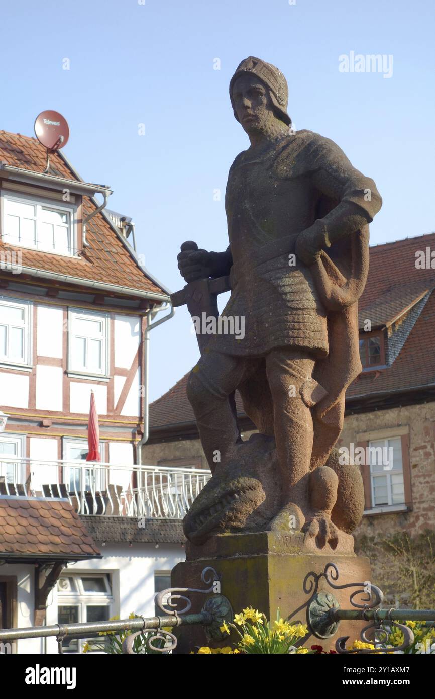 Castello di Schlitz nel distretto di Vogelsberg nel centro dell'Assia Foto Stock