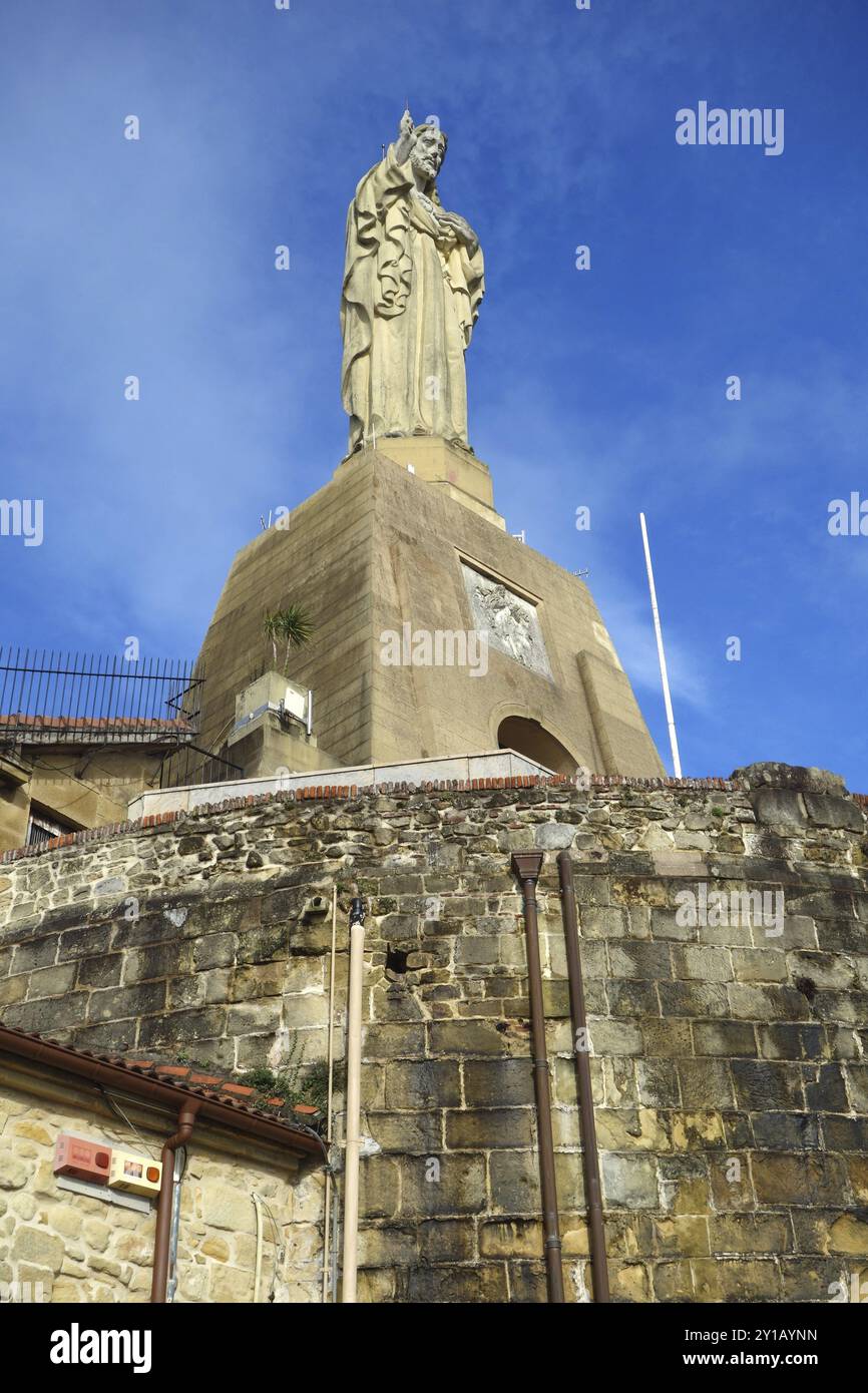 Statua di Cristo a San Sebastian Foto Stock