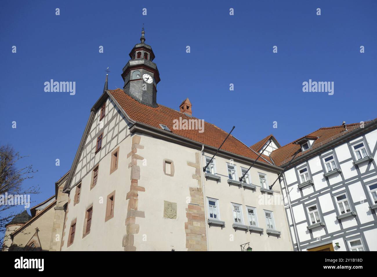 Castello di Schlitz nel distretto di Vogelsberg nel centro dell'Assia Foto Stock