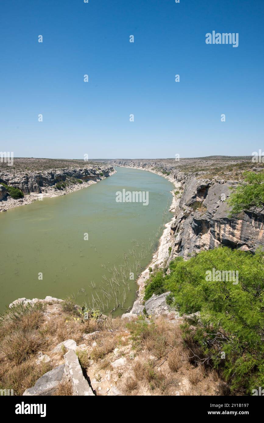 Pecos River High Bridge, Texas occidentale Foto Stock