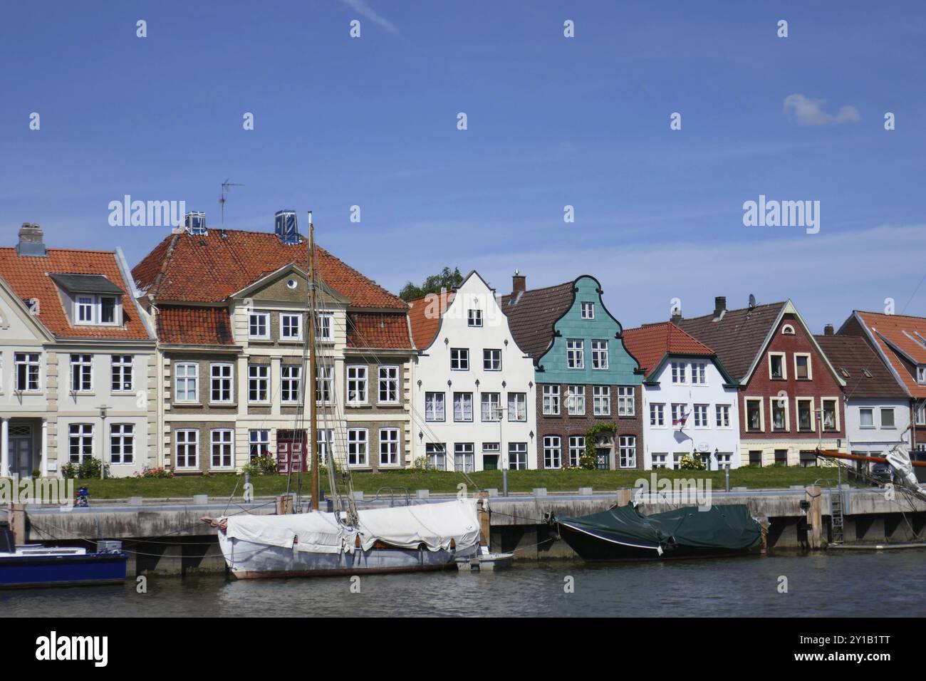 Glueckstadt nello Schleswig Holstein Foto Stock