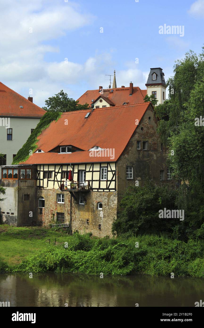 Città vecchia di Merseburg Foto Stock