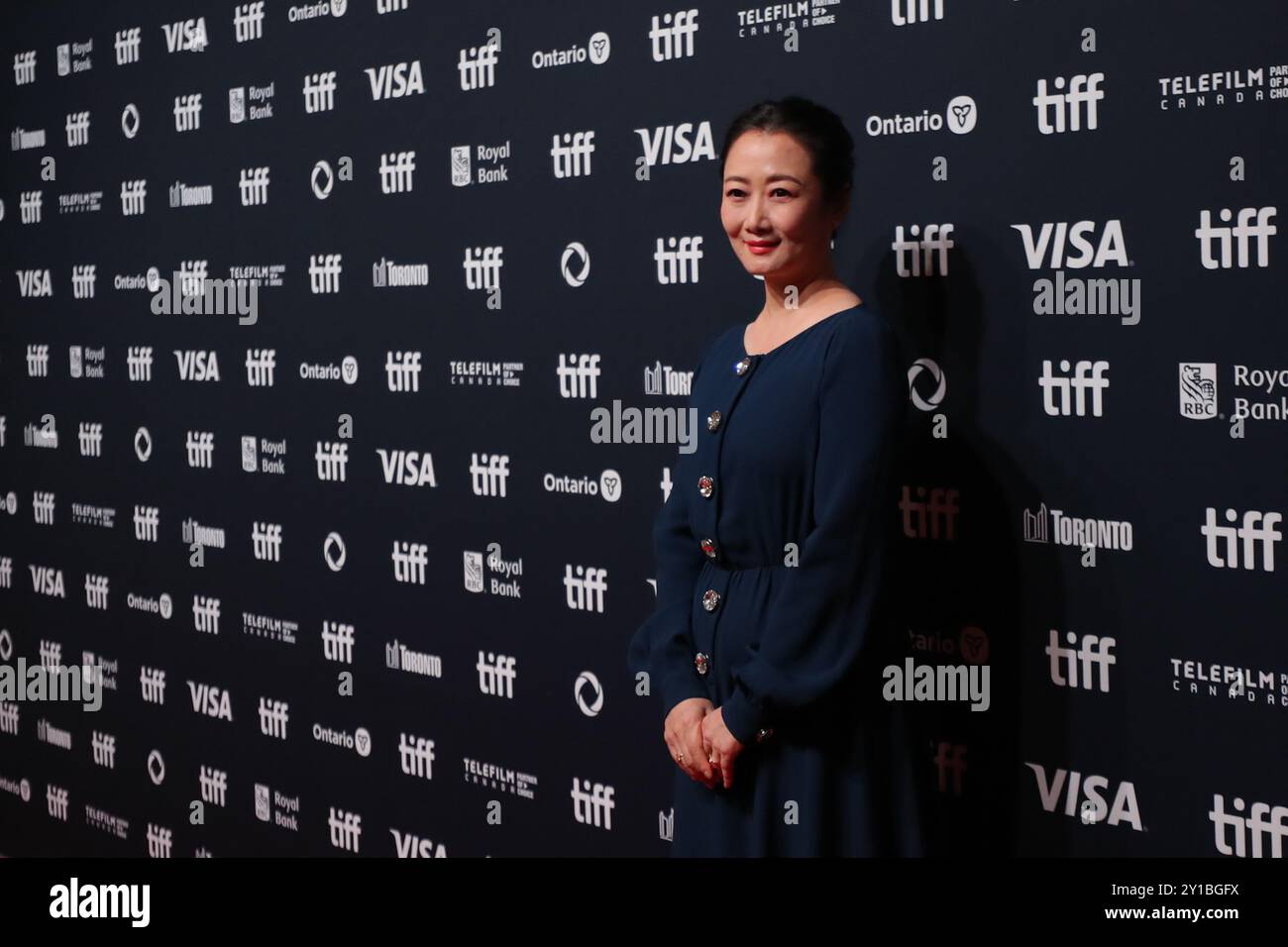 Toronto, Canada. 6 settembre 2024. Zhao Tao partecipa alla prima di ''Caught by the Tides'' durante il Toronto International Film Festival 2024 al TIFF Lightbox di Toronto, Ontario, il 5 settembre 2024. (Foto di Arrush Chopra/NurPhoto) crediti: NurPhoto SRL/Alamy Live News Foto Stock