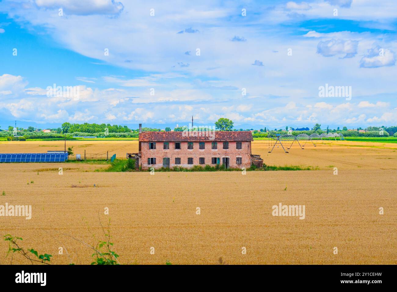 COLLI EUGANEI, ITALIA – 13 GIUGNO 2024: I suggestivi Colli Euganei, caratterizzati da paesaggi ondulati, vigneti e bellezze naturali. Quest'area è nota Foto Stock