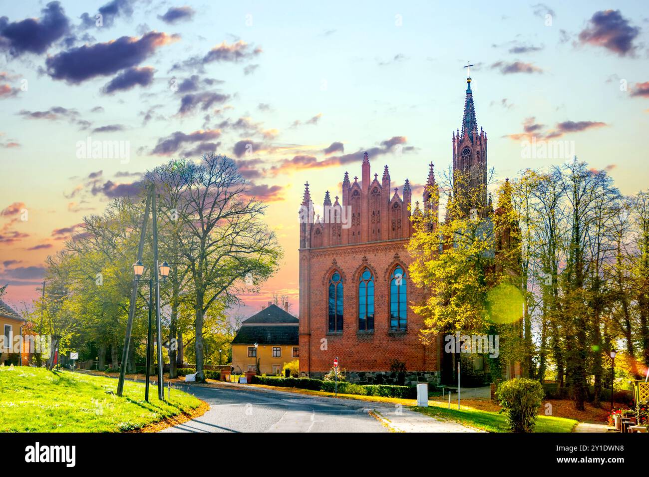 Malchin, Abbazia, Germania Foto Stock