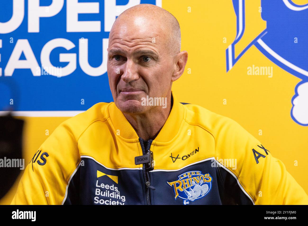 Brad Arthur Leeds, allenatore dei Rhinos Foto Stock