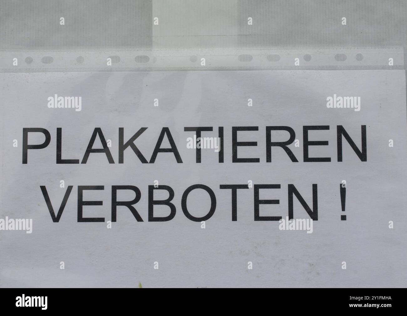 La pubblicità e la comunicazione non sono sempre desiderate e pertanto vietate la pubblicità e la comunicazione non sono sempre gradite Foto Stock